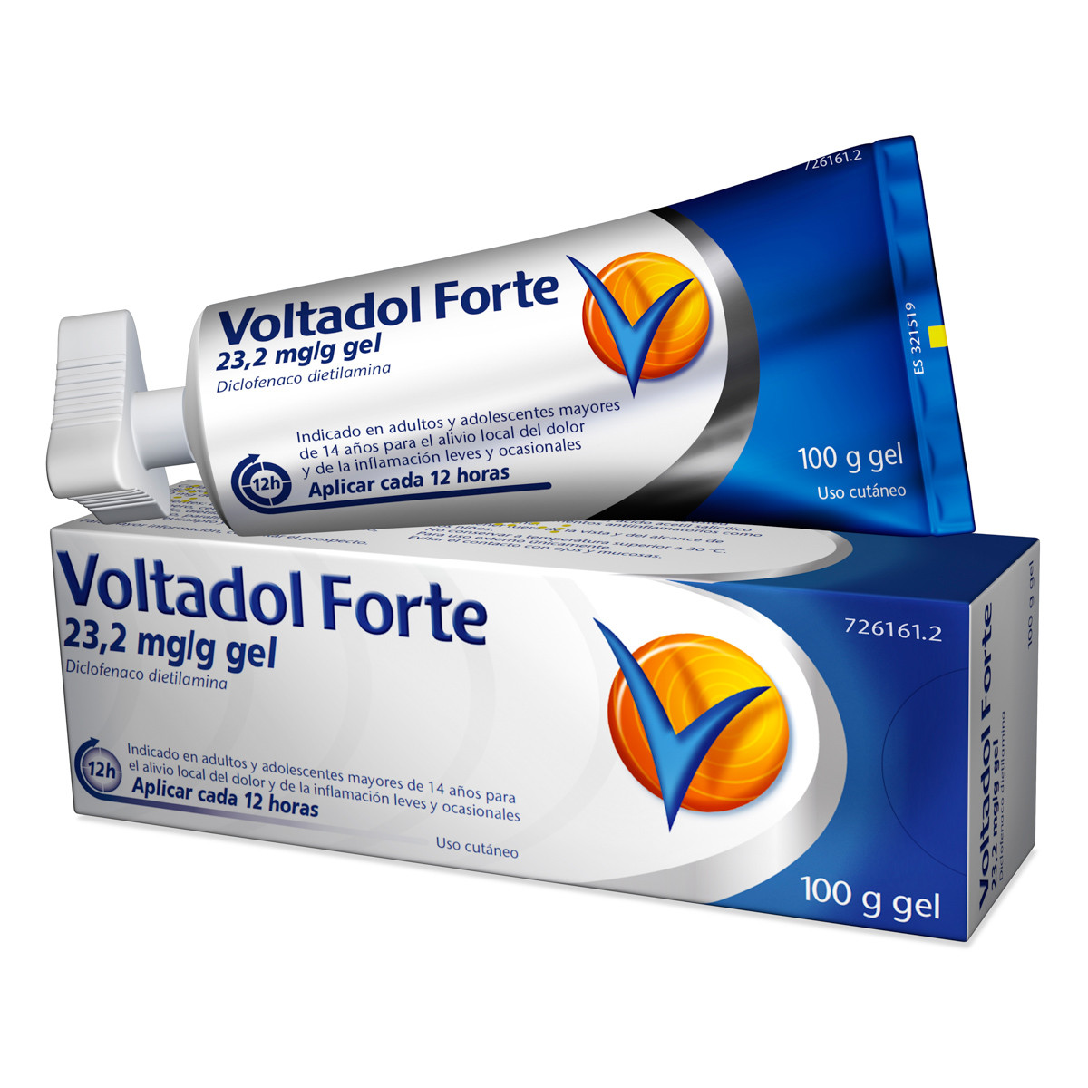 Imagen de Voltadol forte 23,2 mg/g gel 100g
